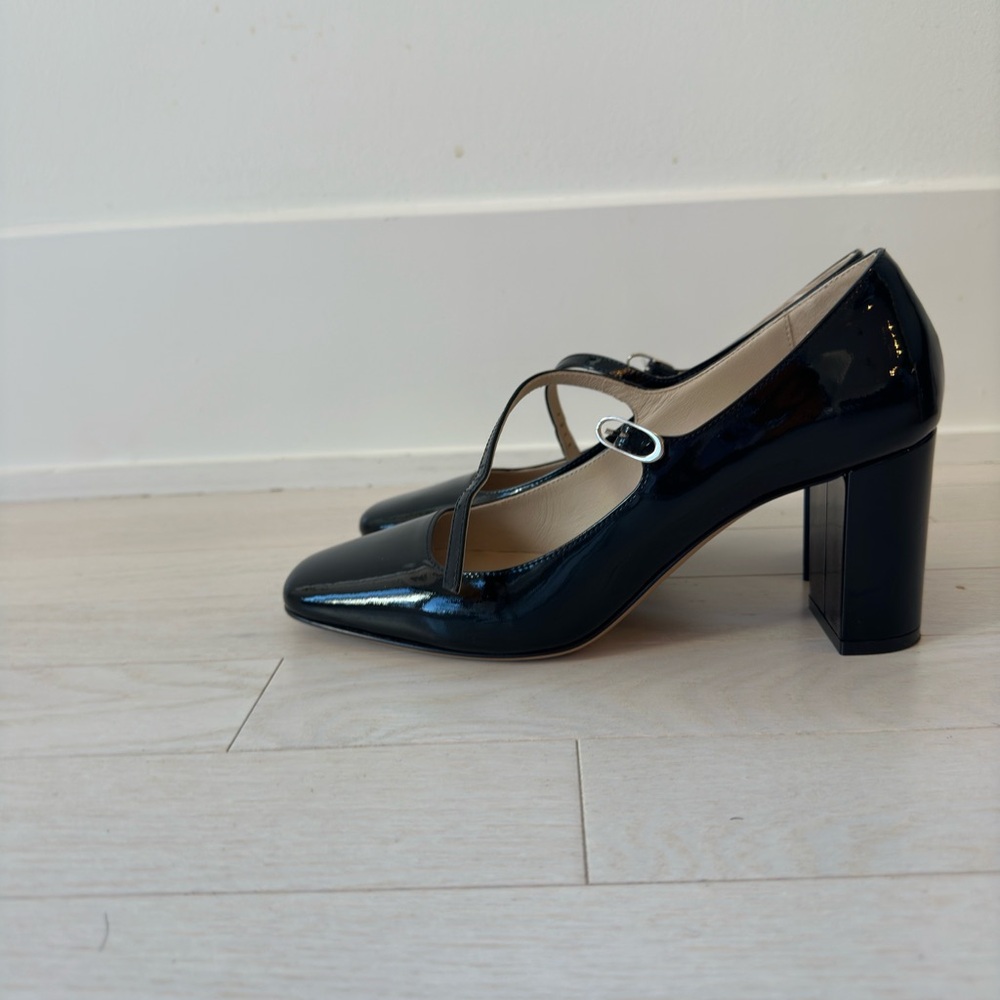 Theory Black Mary Jane Heels - Picture 4 of 5